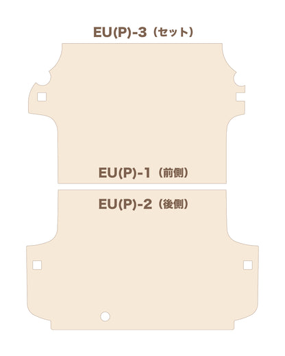 TOYOTA ハイエース S-GL用　フロアボード・セット（標準タイプ／デュアル・オートスライド装備車用）EUP-3・EUP-3H