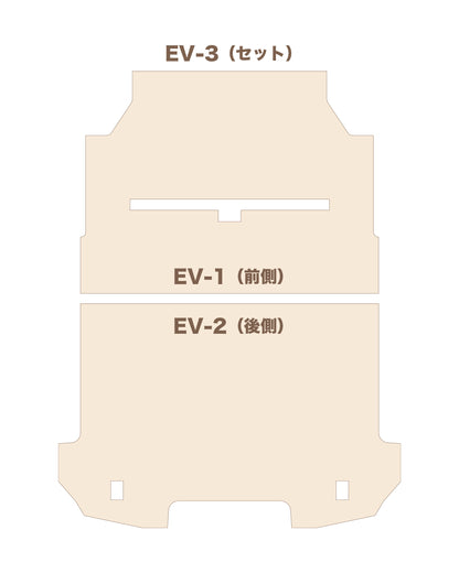 NISSAN バネット バン用　フロアボード単品（標準タイプ／2列目シートベルトが3点式は不可）EV-1・EV-2
